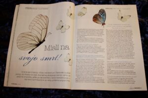 art of dying - article in a Slovenian magazine
