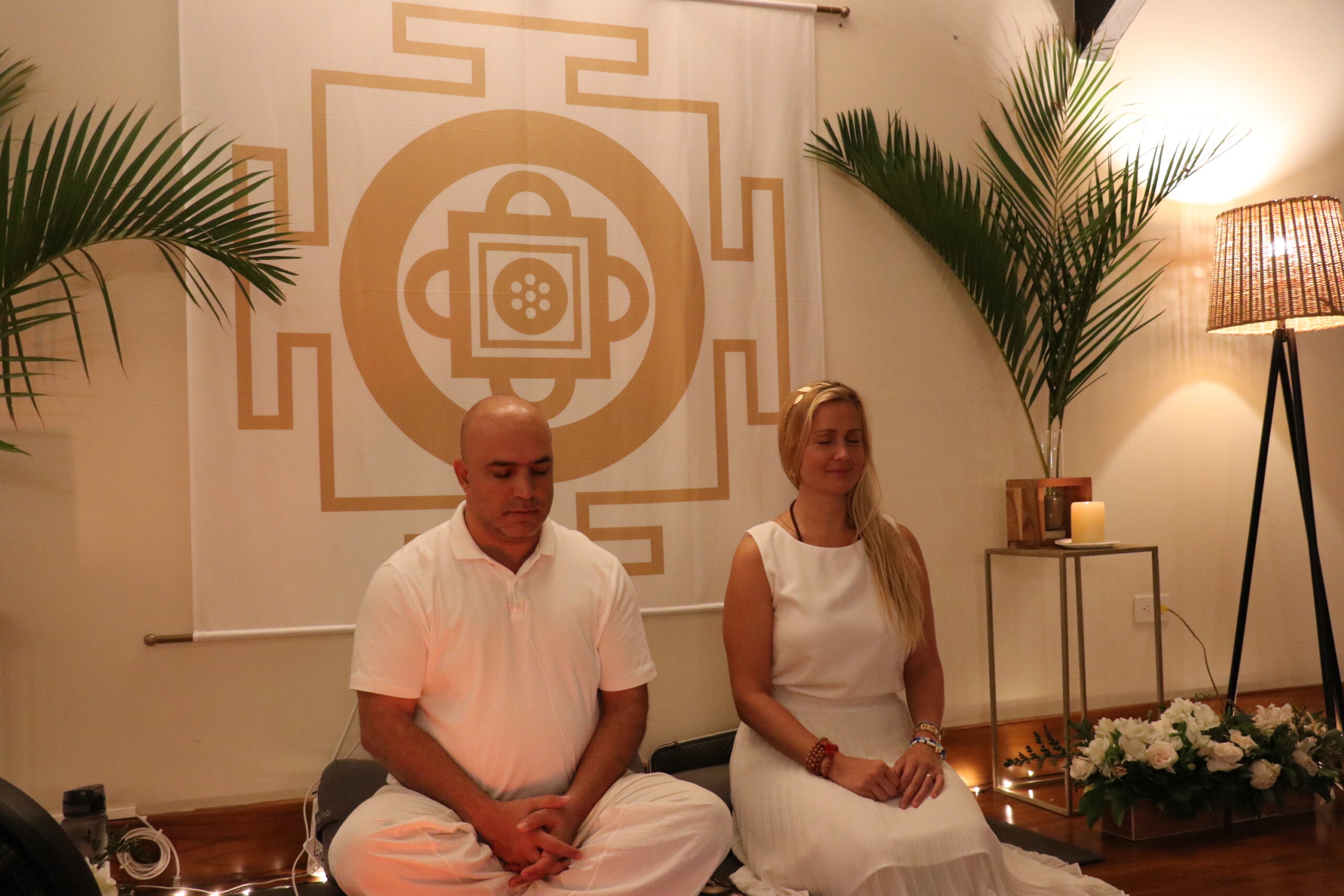 Shambhala yantra supports tantric and yoga practice